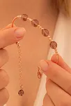 Kadın Gümüş Bileklik - Rose Zultanit Taşlı Dorika Model Kadın Bilezik Her Bileğe Uyar