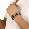 Erkek Deri Bileklik - Erkek Çelik Bileklik - Yonca Ve Çapa Figürlü Erkek Bileklik Erkek Deri Bileklik - Erkek Çelik Bileklik - Yonca Ve Çapa Figürlü Erkek Bileklik