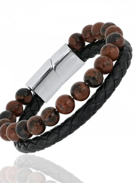 Doğal Taşlı Şahin Gözü Deri Bileklik DBLTPRSAHIN Doğal Taşlı Şahin Gözü Deri Bileklik DBLTPRSAHIN