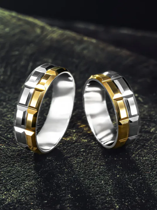 Erkek Kadın Gümüş Alyans - Paris Model 925 Ayar Erkek Kadın Yüzük