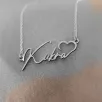 Kalp Gümüş Renk Gümüş Kolye Zincir Gklgmsısımk Kalp Gümüş Renk Gümüş Kolye Zincir Gklgmsısımk