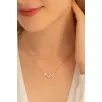 Kadın Gümüş Kolye - Rose Altın Kaplama Zirkon Taşlı Kalp Motifli Gümüş Kolye Kadın Gümüş Kolye - Rose Altın Kaplama Zirkon Taşlı Kalp Motifli Gümüş Kolye