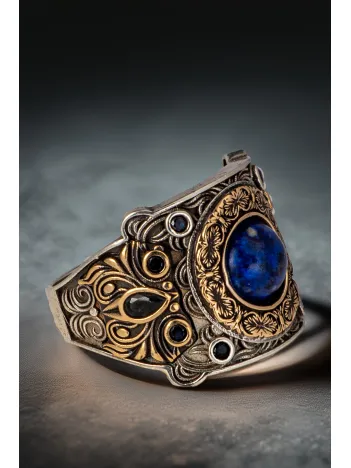 Erkek Lapis Taşlı Kalem İşlemeli Zirkon Taşlı 925 Ayar Gümüş Yüzük Erkek Lapis Taşlı Kalem İşlemeli Zirkon Taşlı 925 Ayar Gümüş Yüzük