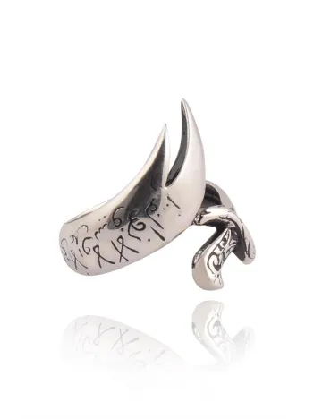 Zülfikar Kılıç Model Erkek Gümüş Yüzük