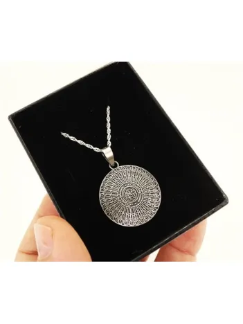 35 Besmele Bayan Gümüş Kolye Zincir