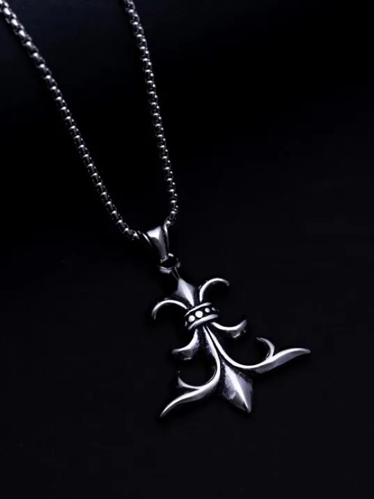 Ottoman Çelik Çapa Motifli Denizci Model Erkek Kolye CKLDNZCPMDL-GMS Ottoman Çelik Çapa Motifli Denizci Model Erkek Kolye CKLDNZCPMDL-GMS