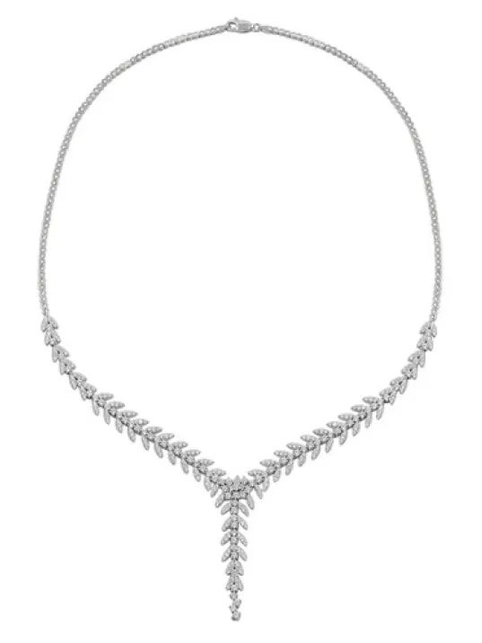 Bengi Zirkon Taşlı Bayan Gümüş Kolye