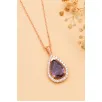 Damla Model Mistik Topaz Taşlı Kadın Gümüş Kolye GKLMSTKTPZ1-ROS Damla Model Mistik Topaz Taşlı Kadın Gümüş Kolye GKLMSTKTPZ1-ROS