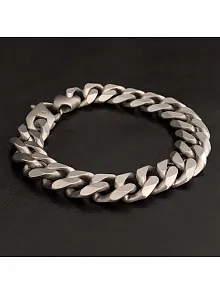 Ottoman Mat Gurmet Paslanmaz Çelik Erkek Bileklik 15mm Kalın Model