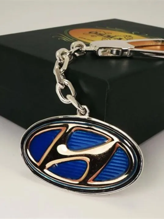 Gümüş Hyundai Anahtarlık