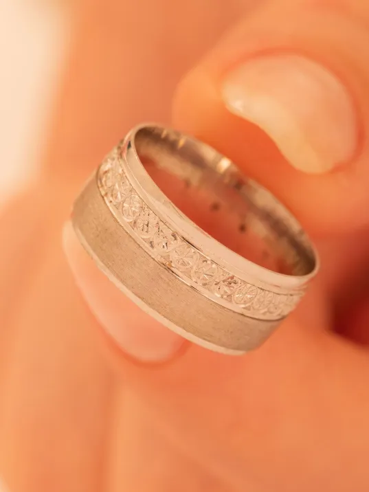 Erkek Gümüş Yüzük - 925 Ayar Sade Gümüş Alyans Yüzük Erkek Gümüş Yüzük - 925 Ayar Sade Gümüş Alyans Yüzük