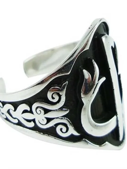 Vavelif Zihgir Okçu Gümüş Erkek Yüzük