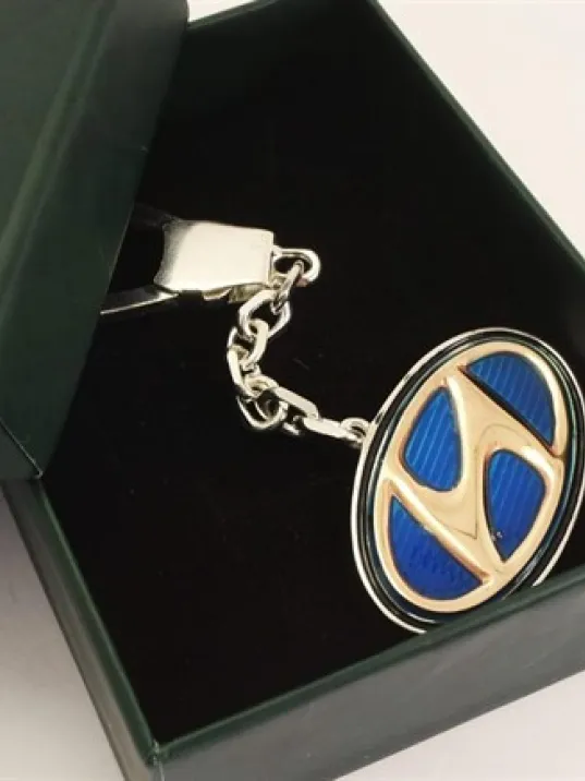 Gümüş Hyundai Anahtarlık