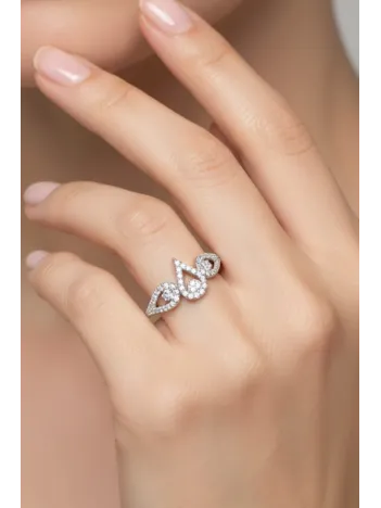 Damla Su Yolu Gümüş Yüzük