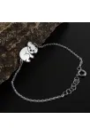 Koala Modelli Bayan Gümüş Bileklik GBLPANDABLK-BYZ