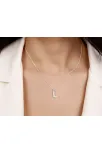 Kadın Gümüş Kolye - L Harfi Zirkon Taşlı Balon Harf Kadın Kolye Kadın Gümüş Kolye - L Harfi Zirkon Taşlı Balon Harf Kadın Kolye