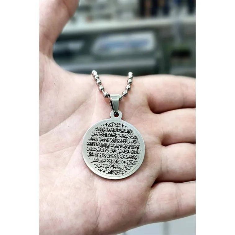 Bereket Duası Karınca Duası Bayan Erkek Çelik Kolye Top Zincir CKLKARINCA1-GMS Bereket Duası Karınca Duası Bayan Erkek Çelik Kolye Top Zincir CKLKARINCA1-GMS
