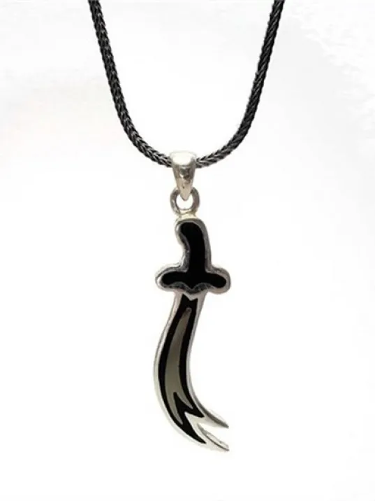 Mineli Zülfikar Gümüş Erkek Kolye Zincir Ortaboy