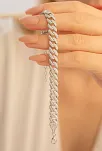 Zirkon Taşlı Gurmet Model Gümüş Bileklik