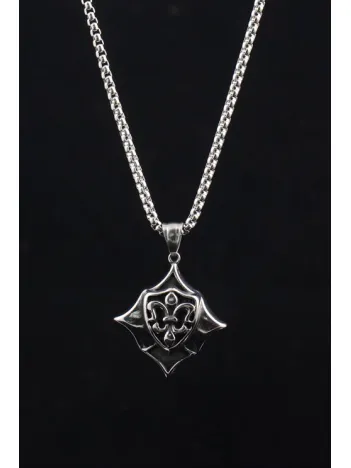 OttoMan Barok Kalkan Erkek Çelik Zincir Kolye CKLBAROCKAL-GMS OttoMan Barok Kalkan Erkek Çelik Zincir Kolye CKLBAROCKAL-GMS