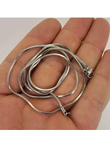 Snake Yılan Sarp Erkek Çelik Kolye Zincir Yuvarlak Model Snake Yılan Sarp Erkek Çelik Kolye Zincir Yuvarlak Model