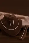 Kadın Gümüş Takı Seti - Duru Zirkon Taşlı Model Kolye, Bileklik, Yüzük, Küpe Tam Set Kadın Gümüş Takı Seti - Duru Zirkon Taşlı Model Kolye, Bileklik, Yüzük, Küpe Tam Set