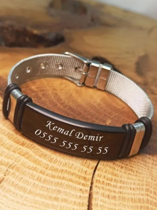 İsim Yazılabilen Hasır Model Çeik Erkek Bileklik CBLGMSHASIR İsim Yazılabilen Hasır Model Çeik Erkek Bileklik CBLGMSHASIR