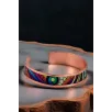 Kadın Bakır Bileklik Yüzük Set - Nadia Model Özel Baskı Metal Kutu Ve Kuvars Taşı Kadın Bakır Bileklik Yüzük Set - Nadia Model Özel Baskı Metal Kutu Ve Kuvars Taşı
