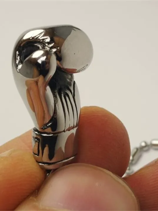 316l Paslanmaz Çelik Büyük Boy Boks Eldiveni Erkek Çelik Kolye