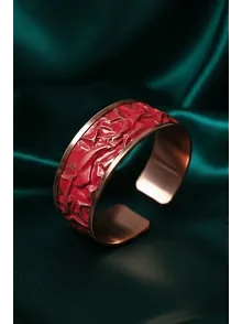 Kadın Bakır Set - Kırmızı Tutkunun Rengi Kalın Model Bakır Kadın Kolye Bileklik Yüzük Küpe Set Kadın Bakır Set - Kırmızı Tutkunun Rengi Kalın Model Bakır Kadın Kolye Bileklik Yüzük Küpe Set