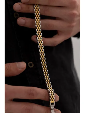 Erkek Çelik Bileklik - Saat Kordonu Model Çelik Bileklik