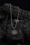 OttoMan Kurt Motif Erkek Çelik Zincir Kolye CKLKURTADAM-GMS OttoMan Kurt Motif Erkek Çelik Zincir Kolye CKLKURTADAM-GMS