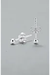 Kadın Gümüş Küpe - 2 mm 925 Ayar Gümüş Top Küpe