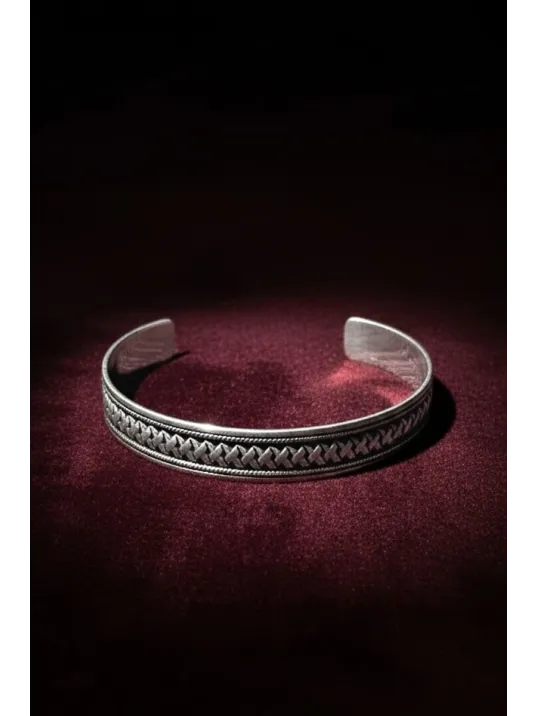 Erkek Gümüş Bileklik -Otantik Tasarım Erkek Gümüş Kelepçe Bileklik Erkek Gümüş Bileklik -Otantik Tasarım Erkek Gümüş Kelepçe Bileklik