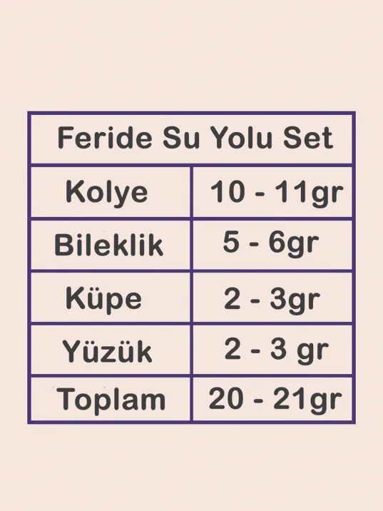 Kadın Gümüş Takı Seti - Feride Baget Taşlı Kolye, Bileklik, Yüzük, Küpe Tam Set Kadın Gümüş Takı Seti - Feride Baget Taşlı Kolye, Bileklik, Yüzük, Küpe Tam Set