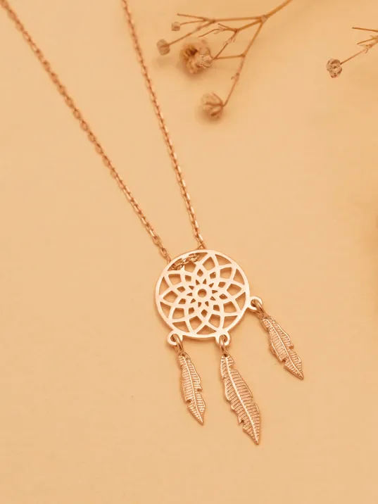 Düş Kapanı Bayan Gümüş Kolye Rose GKLALTDUSKP Düş Kapanı Bayan Gümüş Kolye Rose GKLALTDUSKP