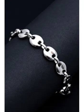 Erkek Çelik Bileklik - 11.5 mm Gemici Model Kalın Erkek Bileklik