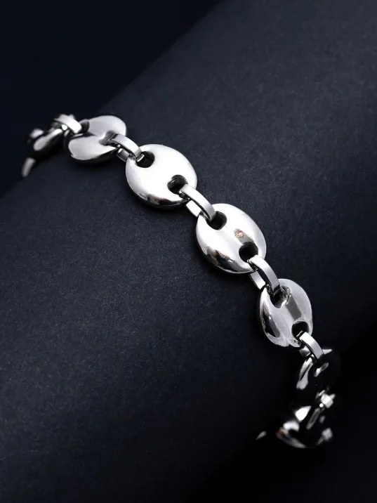 Erkek Çelik Bileklik - 11.5 mm Gemici Model Kalın Erkek Bileklik