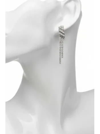 Kadın Gümüş Küpe - Afrodit Gümüş Su Yolu Kadın Küpe