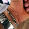 Ottoman 5.5mm Polo Erkek Bileklik Künye İnce Model GBLPLMDLKNY-GMS