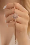 Kadın Bileklik-Gümüş Renkli Çiçek Motifli Kadın Bileklik Kadın Bileklik-Gümüş Renkli Çiçek Motifli Kadın Bileklik