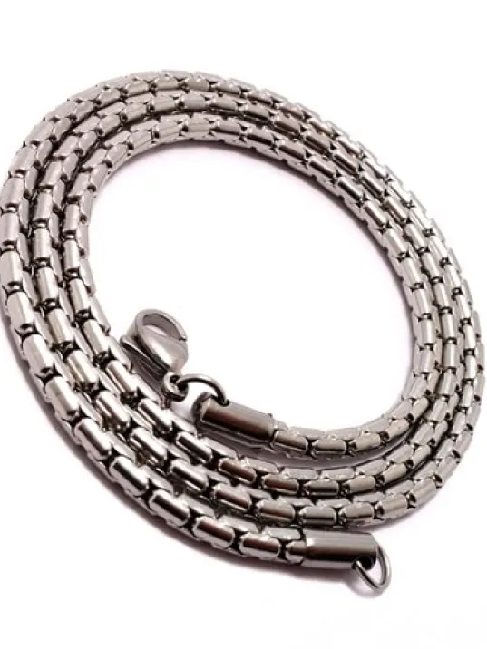 Elegant Çelik Erkek Kolye Zincir