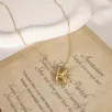 Kadın Çelik Kolye - Altın Kaplama K Harfi Balon Harf Kadın Kolye Kadın Çelik Kolye - Altın Kaplama K Harfi Balon Harf Kadın Kolye