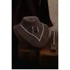 Eftalya Bayan Gümüş Su Yolu Set - Kolye, Bileklik, Küpe, Yüzük Eftalya Bayan Gümüş Su Yolu Set - Kolye, Bileklik, Küpe, Yüzük