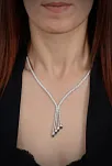 Hera Bayan Zirkon Taşlı Gümüş Su Yolu Set - Kolye, Bileklik, Küpe, Yüzük
