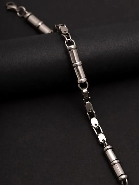 Luna Model Çelik Erkek Bileklik