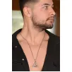 OttoMan Mısır Piramit Simgesi Çelik Zincir Kolye CKLMISIRPRT-GMS OttoMan Mısır Piramit Simgesi Çelik Zincir Kolye CKLMISIRPRT-GMS