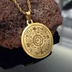 Celcelutiye Ve İsmi Azam Vefki Esma Altın Kaplama Çelik Kolye Zincir CKLCELCELUT-ALT Celcelutiye Ve İsmi Azam Vefki Esma Altın Kaplama Çelik Kolye Zincir CKLCELCELUT-ALT