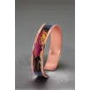 Kadın Bakır Bileklik - Elisa Model Özel Baskı Metal Kutu Ve Kuvars Taşı Kadın Bakır Bileklik - Elisa Model Özel Baskı Metal Kutu Ve Kuvars Taşı