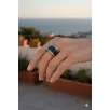 Kadın Bakır Yüzük - Nadia Model Özel Baskı Metal Kutu Ve Kuvars Taşı Kadın Bakır Yüzük - Nadia Model Özel Baskı Metal Kutu Ve Kuvars Taşı